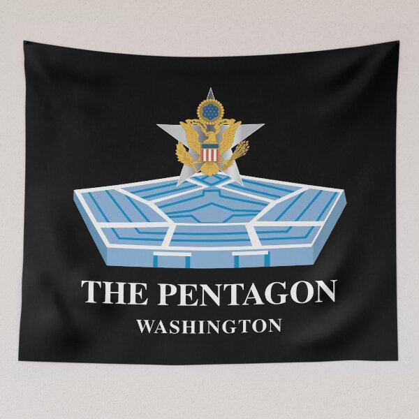 Item preview, Army - The Pentagon w Bldg and GS Branch Txt X 300 designed and sold by Military Insignia Products.