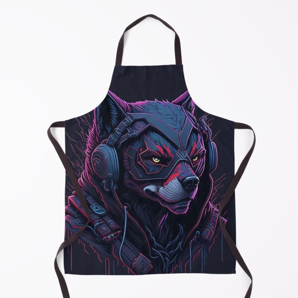 Item preview, cyberpunk wolf designed and sold by palpadin.