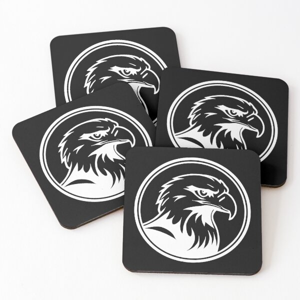 Item preview, Good Ol Eagle Patch with White Outline - If you used to be a Eagle, a Good Old Eagle too, you'll find the bestseller critter patch design perfect.  designed and sold by SeaStories88.