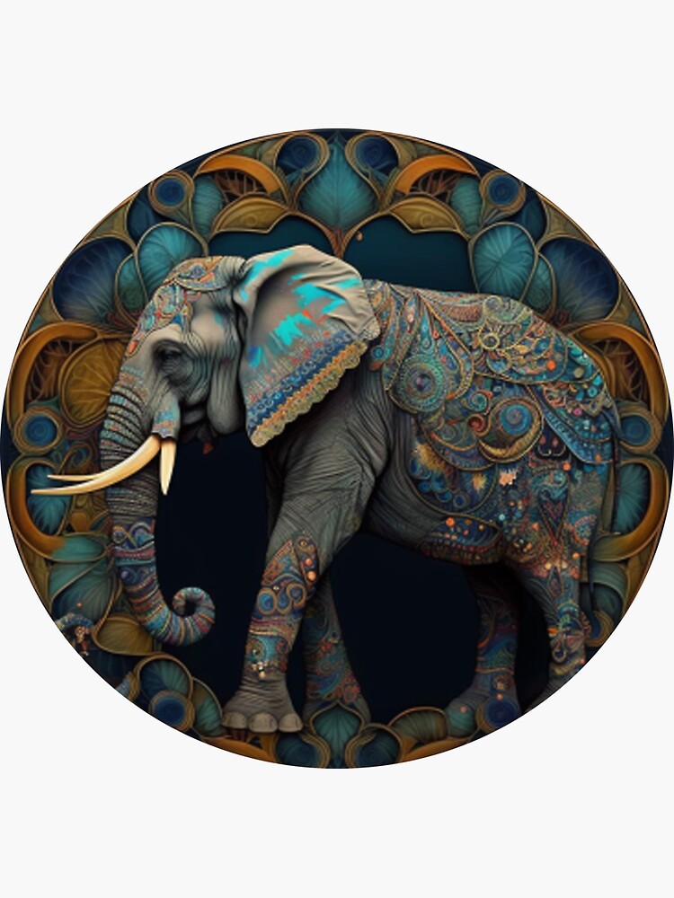 mandala elephant thigh tattooTikTok Search