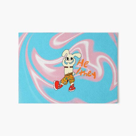 Top surgery bunny Art Board Print