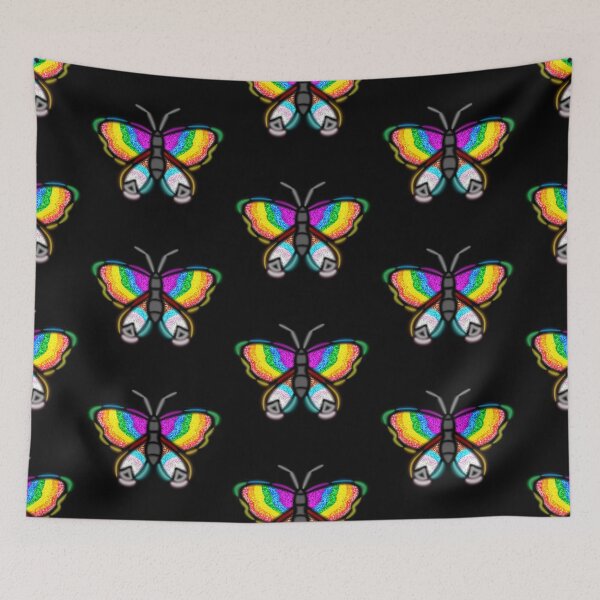 Item preview, Progressive Pride Flag Moth (Version 1) designed and sold by O1RSH.