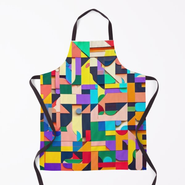 Item preview, geometric shapes of various colors intermingling colors designed and sold by JaroDesign2023.