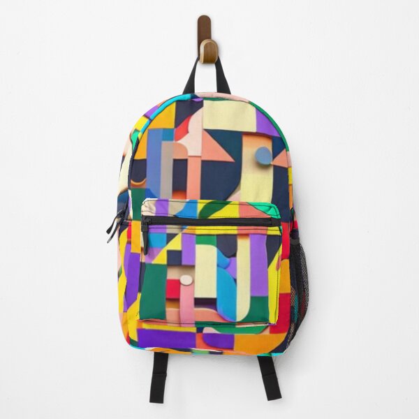 Item preview, geometric shapes of various colors intermingling colors designed and sold by JaroDesign2023.