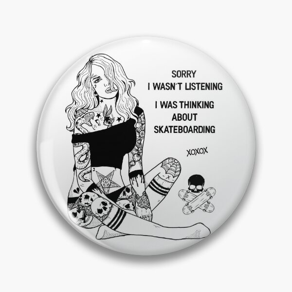 Item preview, thinking about skateboarding designed and sold by Kingrocker.