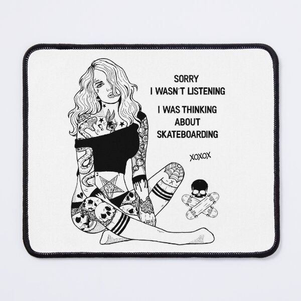 Item preview, thinking about skateboarding designed and sold by Kingrocker.