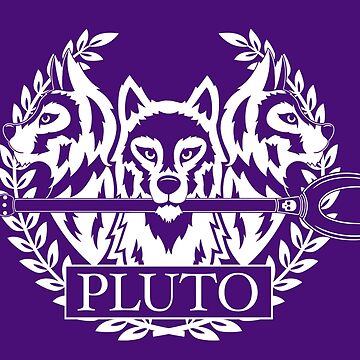 "Pluto Logo" Sticker for Sale by Madison Park | Redbubble