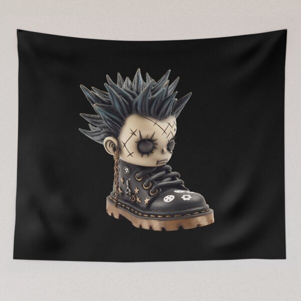 Item preview, CHIBI BOOT PUNKS: Cultures Collide - Punk x Chibi designed and sold by TVBArchive.
