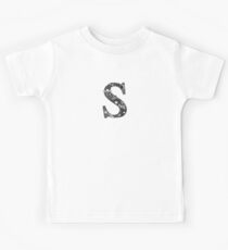 Typographic illustration - S for ‘space’ Kids Tee