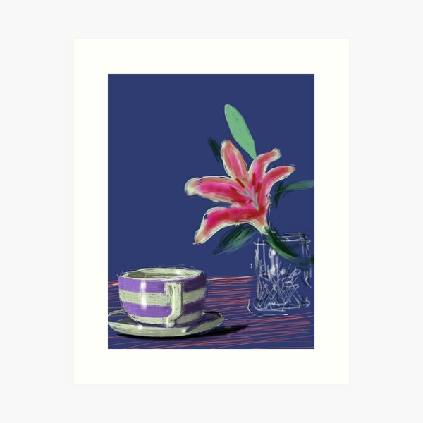 Aperçu de l'œuvre Flower and Coffee créée et vendue par gonzalolind.
