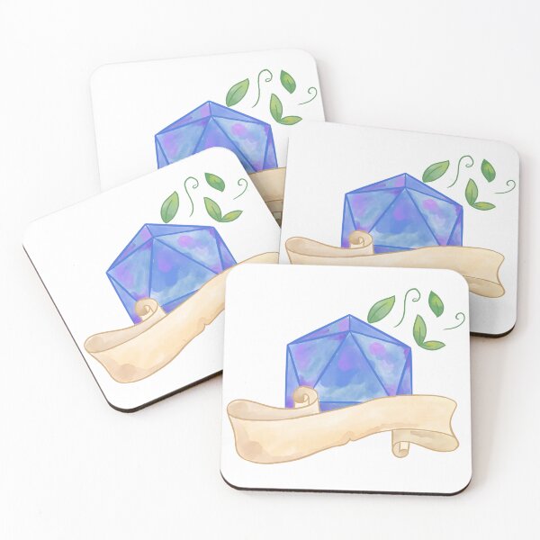Item preview, d20 Watercolor Artwork designed and sold by CaffeinatedSeer.