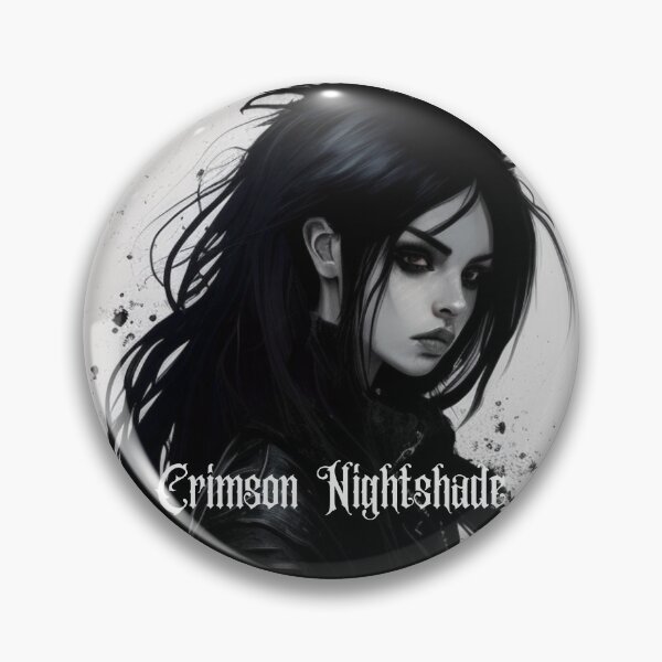 Item preview, Crimson Nightshade gothic rock band icon painting designed and sold by Nickyvb.
