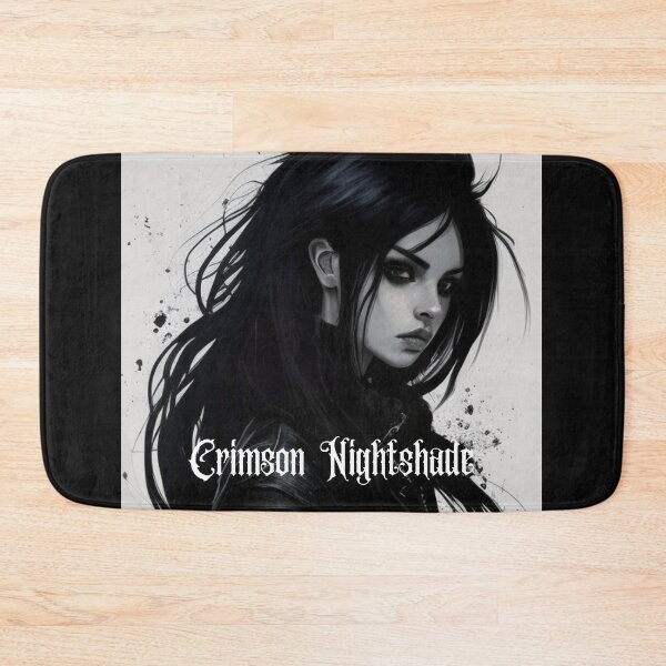 Item preview, Crimson Nightshade gothic rock band icon painting designed and sold by Nickyvb.