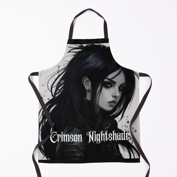 Item preview, Crimson Nightshade gothic rock band icon painting designed and sold by Nickyvb.
