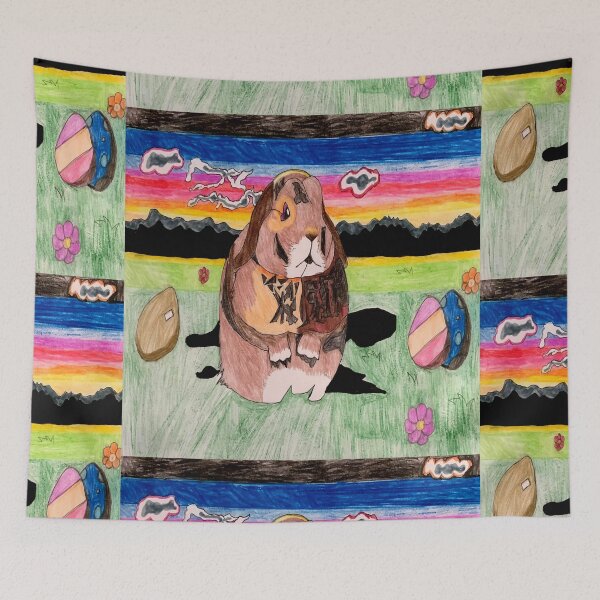 Item preview, Sunset rabbit designed and sold by Chloemcglinchey.