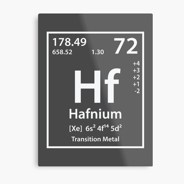 Aperçu de l'œuvre Hafnium Element créée et vendue par cerebrands.