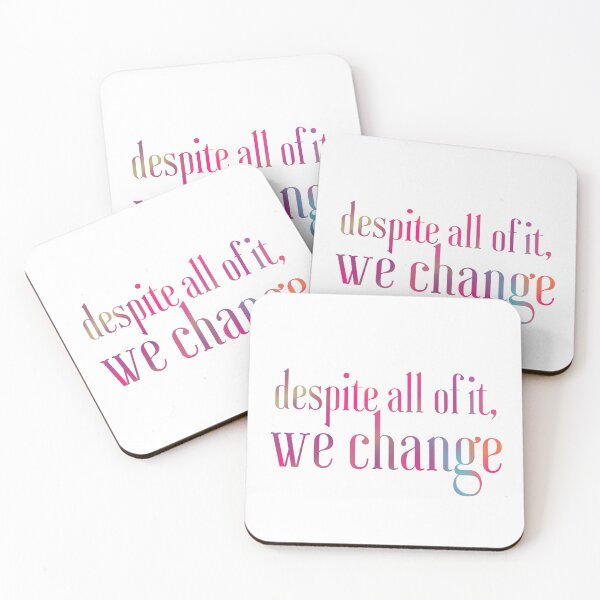 Item preview, Despite all of it, we change. - quotes designed and sold by Mart’s.
