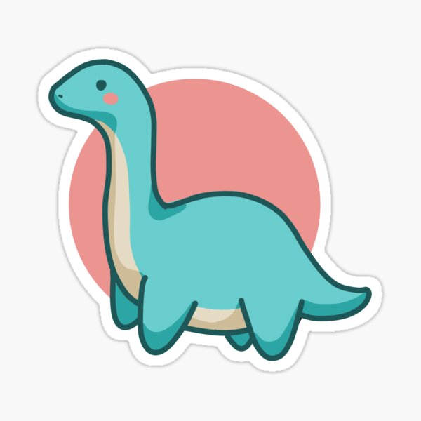 Artikel-Vorschau von Süßer Dinosaurus mit langem Hals, Brontosaurus, Brachiosaurus, designt und verkauft von hugadino.