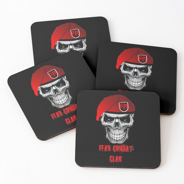 Item preview, Fear Combat - Skull - Clan - Red - Fear designed and sold by Pebasfa.