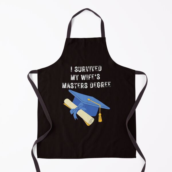 Item preview, Funny I Survived My Wife's Master Degree College Diploma designed and sold by MagicSD Designs.