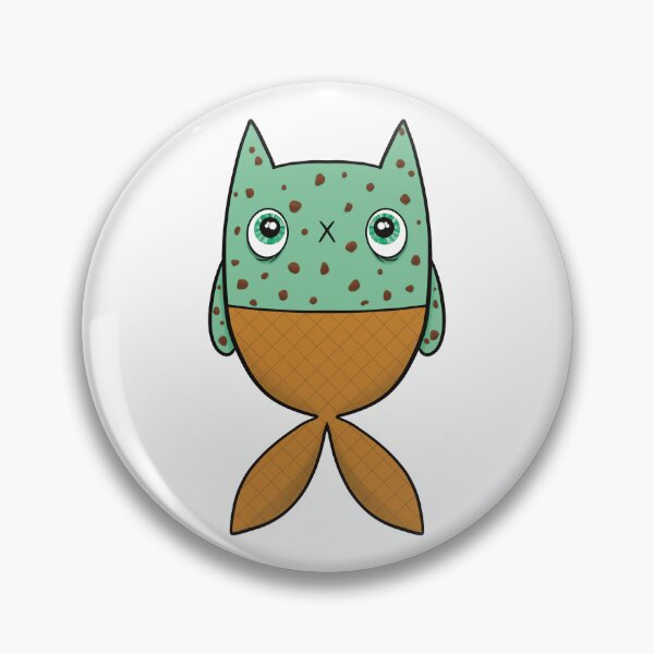 Item preview, Mint Chocolate Chip Mermaid Kitty designed and sold by Wubsys.