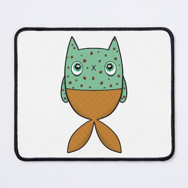 Item preview, Mint Chocolate Chip Mermaid Kitty designed and sold by Wubsys.