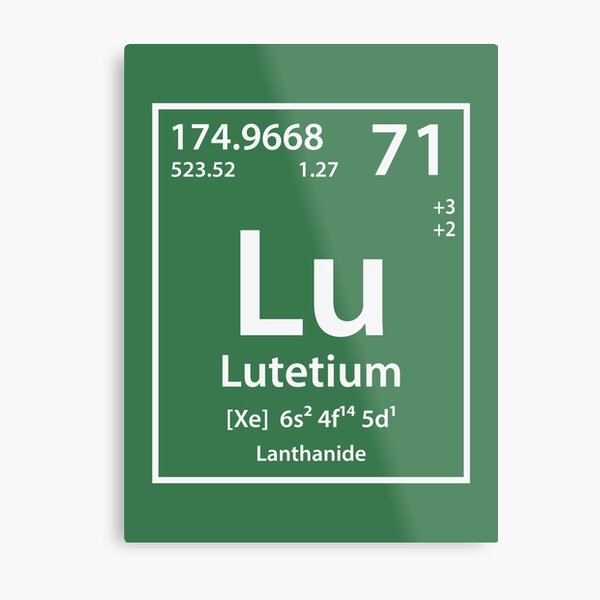 Aperçu de l'œuvre Lutetium Element créée et vendue par cerebrands.