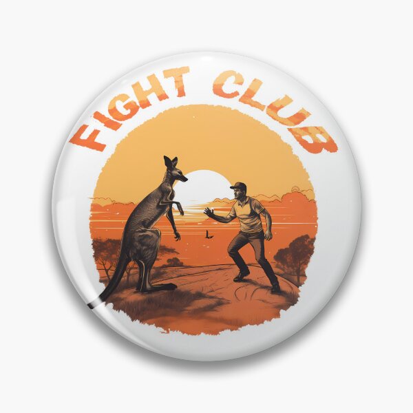 Item preview, Kangaroo fight with man designed and sold by nemfisart.