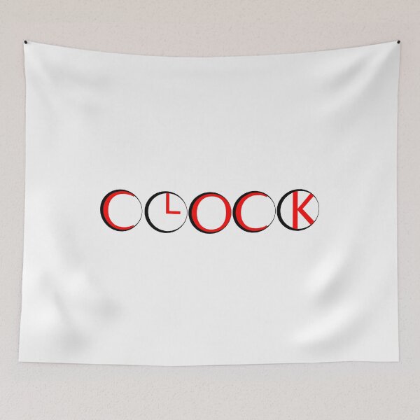 Item preview, Clock text art designed and sold by karima-jd.