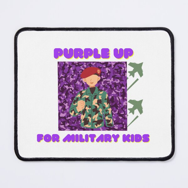 Item preview, PURPLE UP FOR KIDS MILITARY designed and sold by ShopExpressPR.