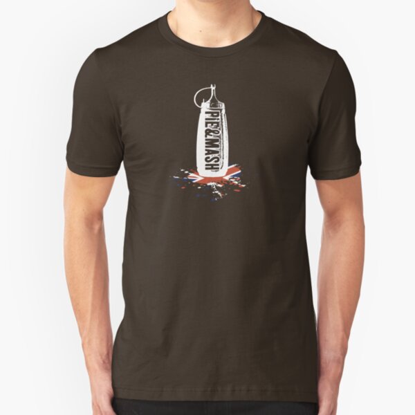 Pie and Mash T-shirt White Logo Slim Fit T-Shirt