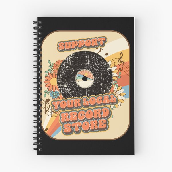 Item preview, Groovy vinyl vintage funny quote  support your local record store  designed and sold by HomeCoquette.