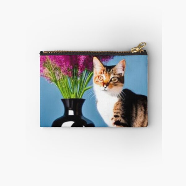 Item preview, Cat Smelling Flowers designed and sold by TheCatmeow2000.
