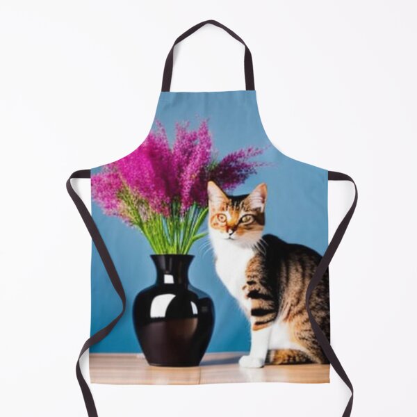 Item preview, Cat Smelling Flowers designed and sold by TheCatmeow2000.
