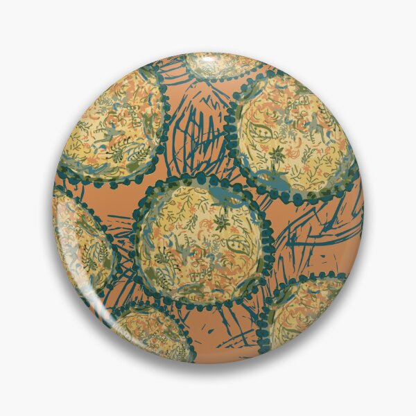 Item preview, GARDEN CIRCLE ORANGE LEAF designed and sold by ABEBERMANCHUTE.