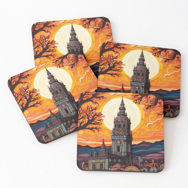 Item preview, Dusk over Santiago de Compostela City designed and sold by Juliascutecornr.