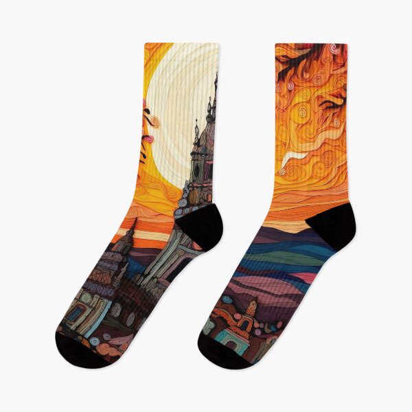 Item preview, Dusk over Santiago de Compostela City designed and sold by Juliascutecornr.