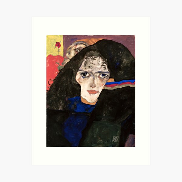Item preview, Egon Schiele - Mourning Woman, 1912  designed and sold by Vintage Wall Art.