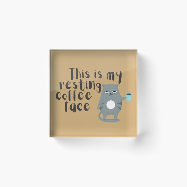 Item preview, This is my resting coffee face - funny designed and sold by PellSilversmith.