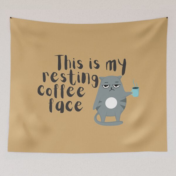 Item preview, This is my resting coffee face - funny designed and sold by PellSilversmith.
