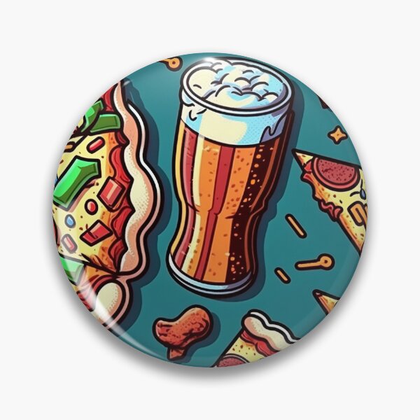 Artikelvorschau, Pizza, Spaß und Getränke entworfen und verkauft von CookieFact03.