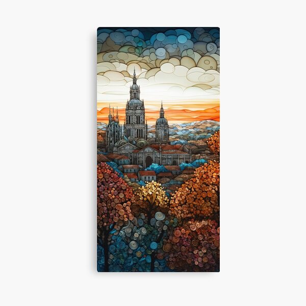 Item preview, Artistic Santiago de Compostela City View designed and sold by Juliascutecornr.