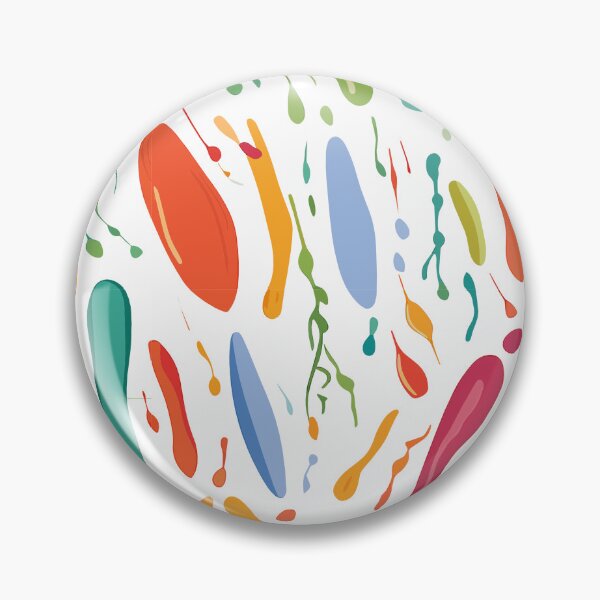 Item preview, Prokaryote Cell Watercolor Pattern designed and sold by TopArtsy.