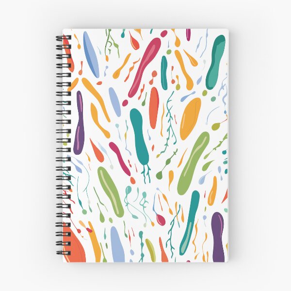 Item preview, Prokaryote Cell Watercolor Pattern designed and sold by TopArtsy.