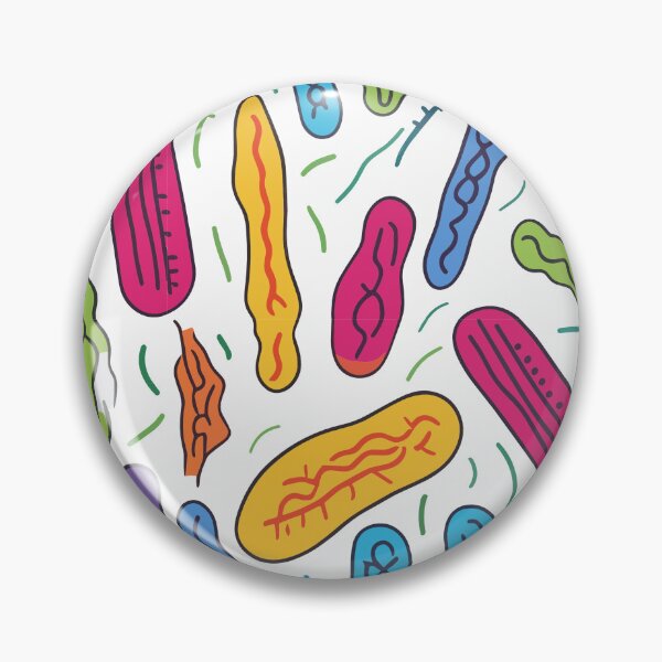 Item preview, Seamless Vector Bacteria: Kombuchapunk Style designed and sold by TopArtsy.