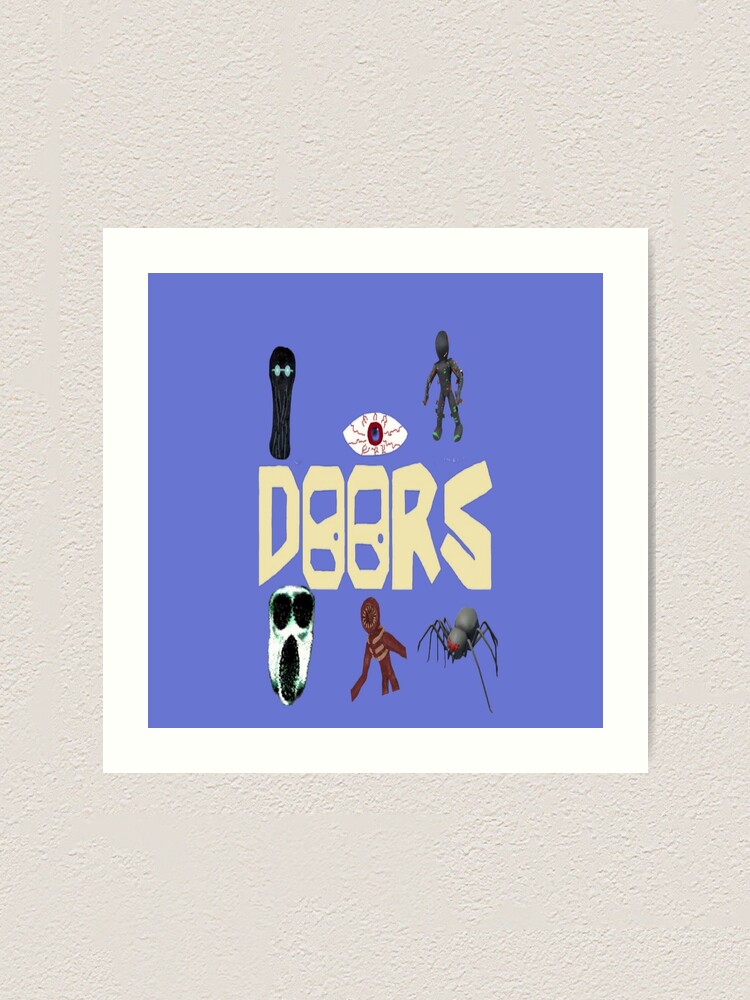 DOORS Ambush Logo - Roblox Doors - Posters and Art Prints