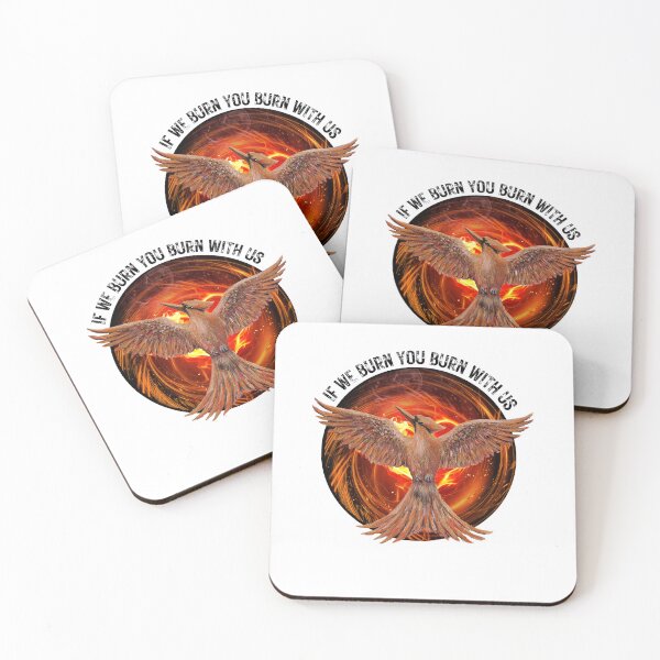 Item preview, Mockingjay - If We Burn You Burn With Us designed and sold by Roy & Tiffany.
