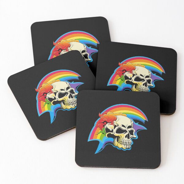 Item preview, Skull Rainbow Lightning Bolt Flash Heavy Metal Funny Cute T Shirt For Men Hoodie Sweatshirt Sticker Lightning Bolt designed and sold by arcadetoystore.