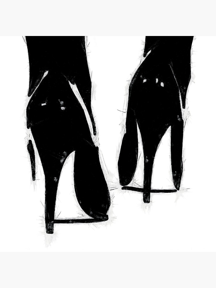 Thumbnail 3 of 3, Sticker, High Heels From Behind designed and sold by StudioDestruct.