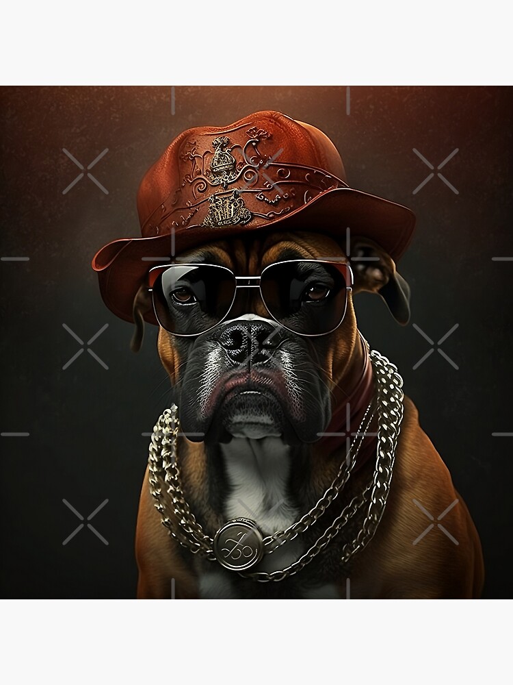 Dog Gear: Cool dogs with hats and baseball hats | Poster